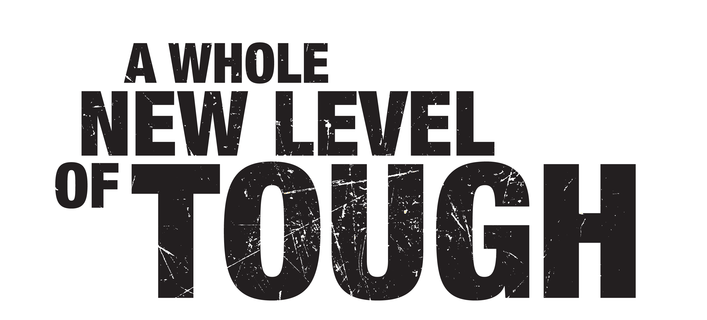 New Level of Tough Logo - Black