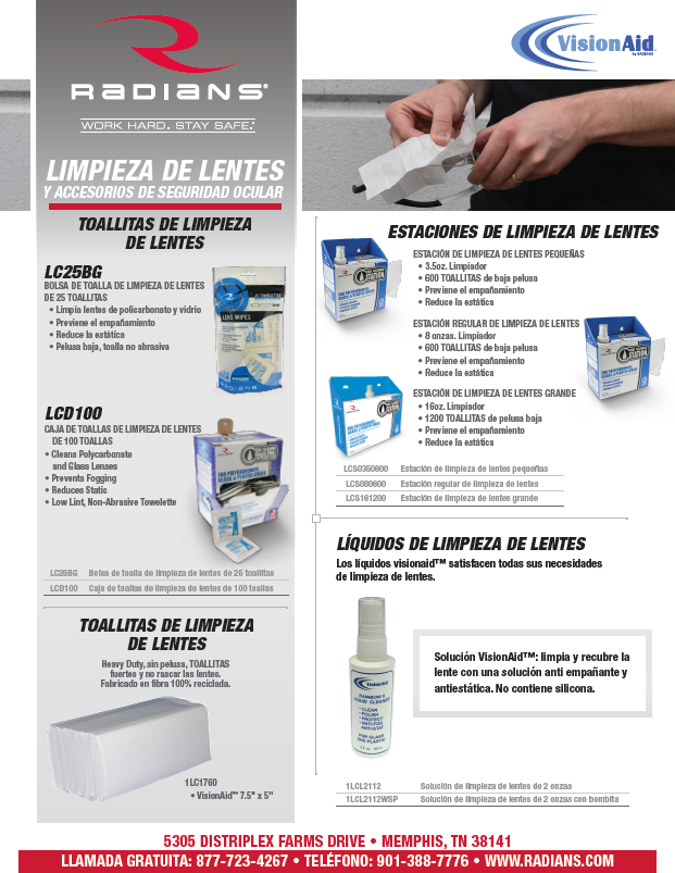 Vision Aid Products Flyer Spanish