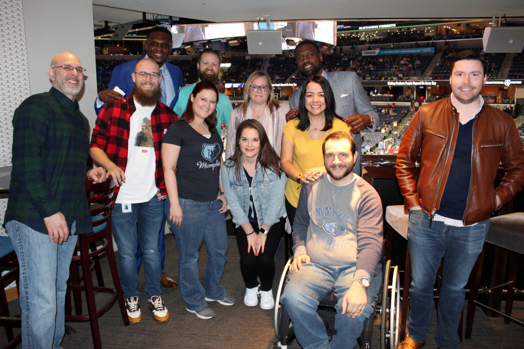 FEDEX_Forum_Suite_with_guests_Zach_Randolph_and_Tony_Allen